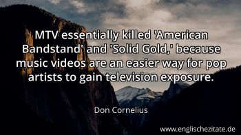 Englisches Zitat von Don Cornelius als Bild