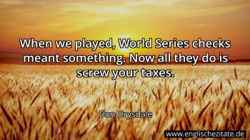 Englisches Zitat von Don Drysdale als Bild