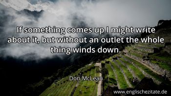 Englisches Zitat von Don McLean als Bild