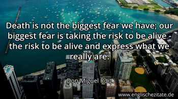 Englisches Zitat von Don Miguel Ruiz als Bild