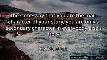 Englisches Zitat von Don Miguel Ruiz als Bild