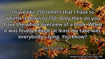 Englisches Zitat von Don Novello als Bild