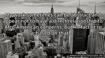 Englisches Zitat von Donald Byrd als Bild