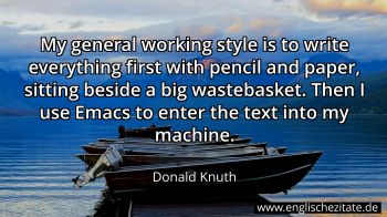 Englisches Zitat von Donald Knuth als Bild