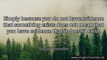 Englisches Zitat von Donald Rumsfeld als Bild
