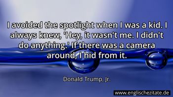 Englisches Zitat von Donald Trump, Jr. als Bild