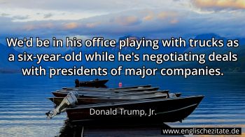 Englisches Zitat von Donald Trump, Jr. als Bild
