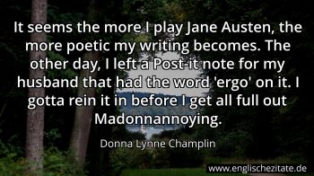 Englisches Zitat von Donna Lynne Champlin als Bild