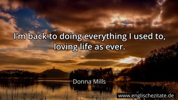 Englisches Zitat von Donna Mills als Bild