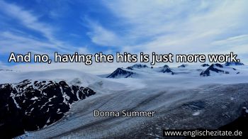 Englisches Zitat von Donna Summer als Bild