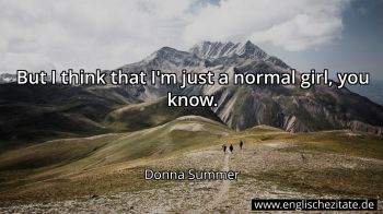 Englisches Zitat von Donna Summer als Bild