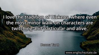 Englisches Zitat von Donna Tartt als Bild