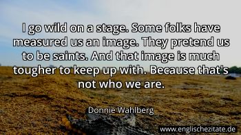 Englisches Zitat von Donnie Wahlberg als Bild