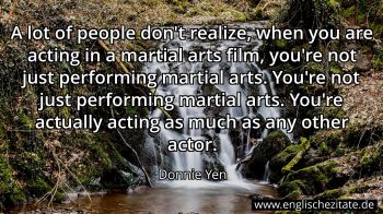Englisches Zitat von Donnie Yen als Bild