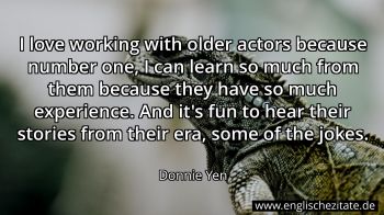 Englisches Zitat von Donnie Yen als Bild