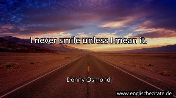 Englisches Zitat von Donny Osmond als Bild