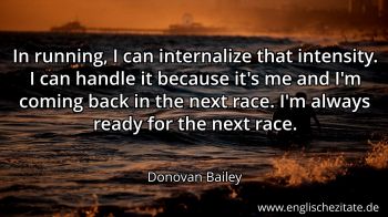Englisches Zitat von Donovan Bailey als Bild