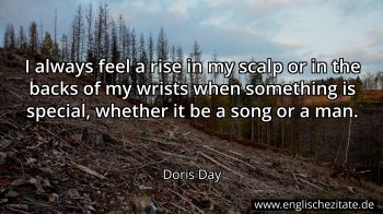 Englisches Zitat von Doris Day als Bild