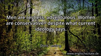 Englisches Zitat von Doris Lessing als Bild