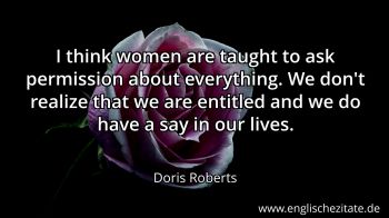 Englisches Zitat von Doris Roberts als Bild
