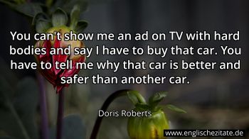 Englisches Zitat von Doris Roberts als Bild