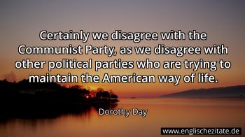 Englisches Zitat von Dorothy Day als Bild