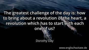 Englisches Zitat von Dorothy Day als Bild