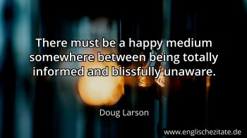 Englisches Zitat von Doug Larson als Bild