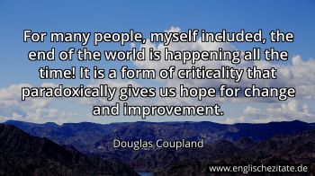 Englisches Zitat von Douglas Coupland als Bild