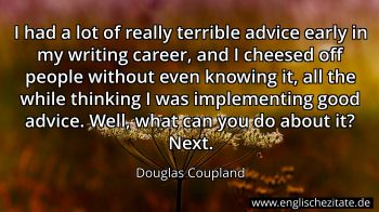 Englisches Zitat von Douglas Coupland als Bild
