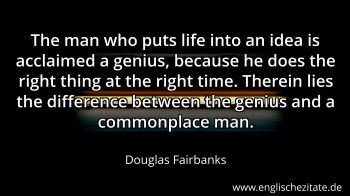 Englisches Zitat von Douglas Fairbanks als Bild