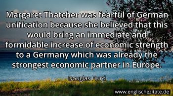 Englisches Zitat von Douglas Hurd als Bild