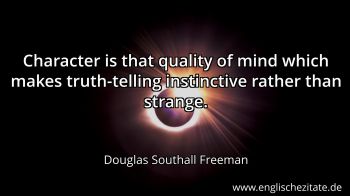 Englisches Zitat von Douglas Southall Freeman als Bild