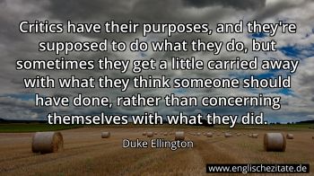 Englisches Zitat von Duke Ellington als Bild