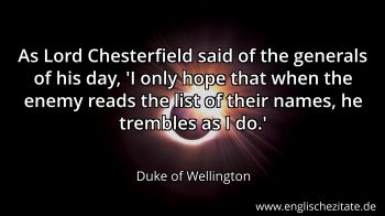 Englisches Zitat von Duke of Wellington als Bild