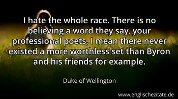 Englisches Zitat von Duke of Wellington als Bild