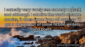 Englisches Zitat von Dylan Moran als Bild