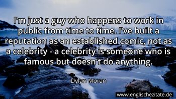 Englisches Zitat von Dylan Moran als Bild