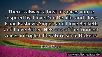 Englisches Zitat von Dylan Moran als Bild