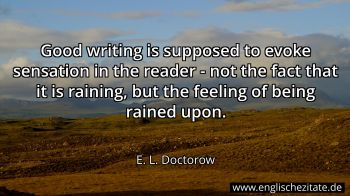 Englisches Zitat von E. L. Doctorow als Bild