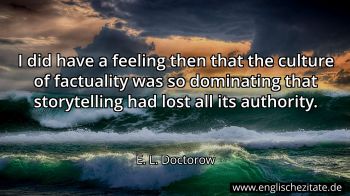 Englisches Zitat von E. L. Doctorow als Bild