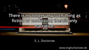 Englisches Zitat von E. L. Doctorow als Bild