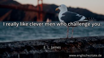 Englisches Zitat von E. L. James als Bild