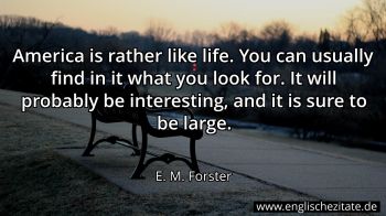 Englisches Zitat von E. M. Forster als Bild