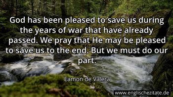 Englisches Zitat von Eamon de Valera als Bild