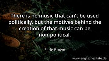 Englisches Zitat von Earle Brown als Bild