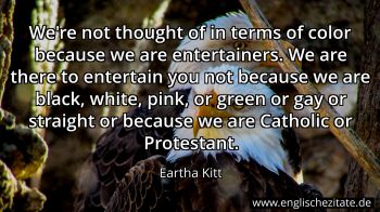 Englisches Zitat von Eartha Kitt als Bild