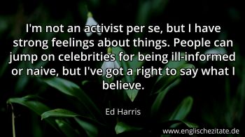 Englisches Zitat von Ed Harris als Bild