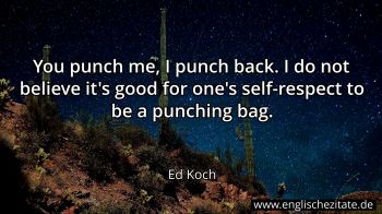 Englisches Zitat von Ed Koch als Bild