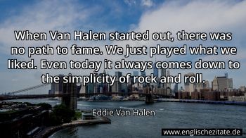 Englisches Zitat von Eddie Van Halen als Bild